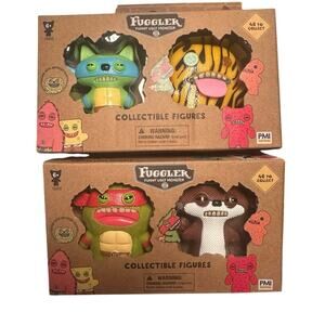 Fuggler New Collectible Figures Lot Of 2 Funny Ugly Monster Ninja Turtles